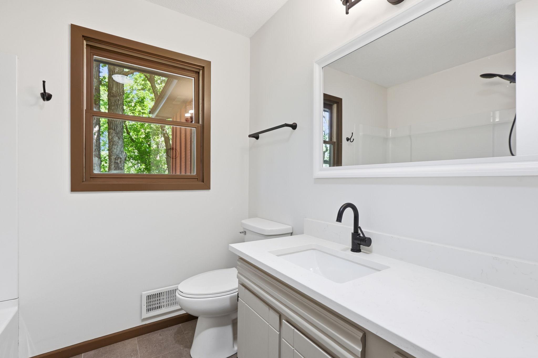 Main floor bath- remodeled and new everything