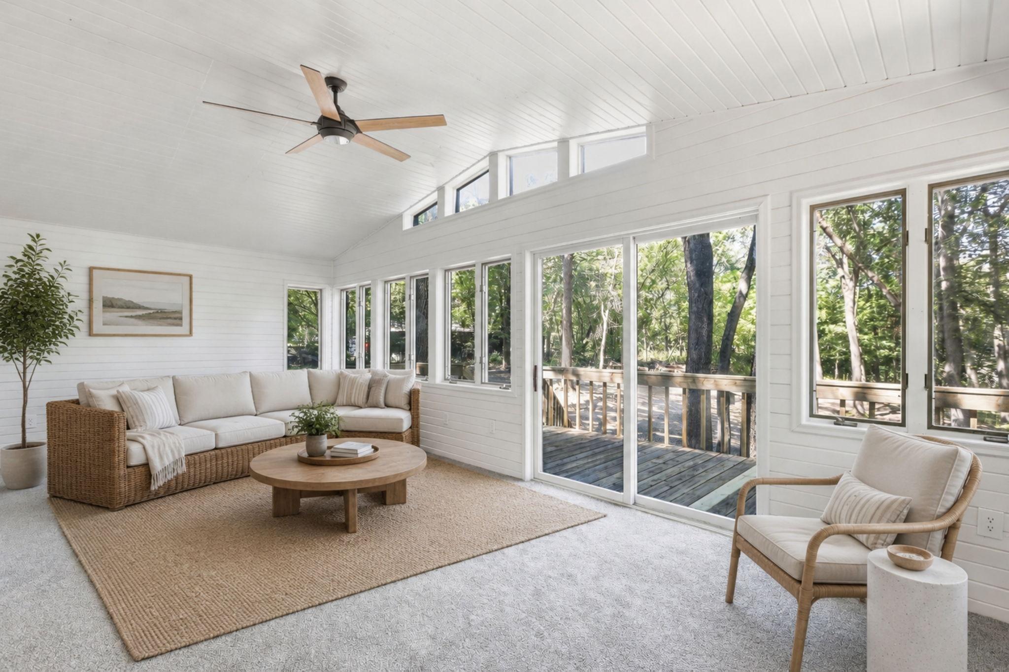 Virtual staging - this space could be a master bedroom or another living space