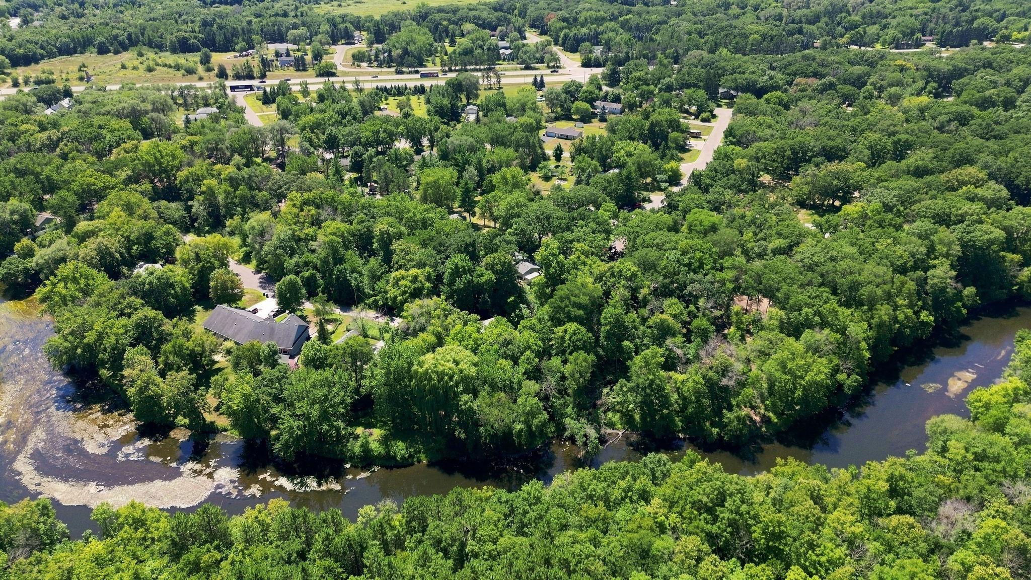 View from above of the neighborhood