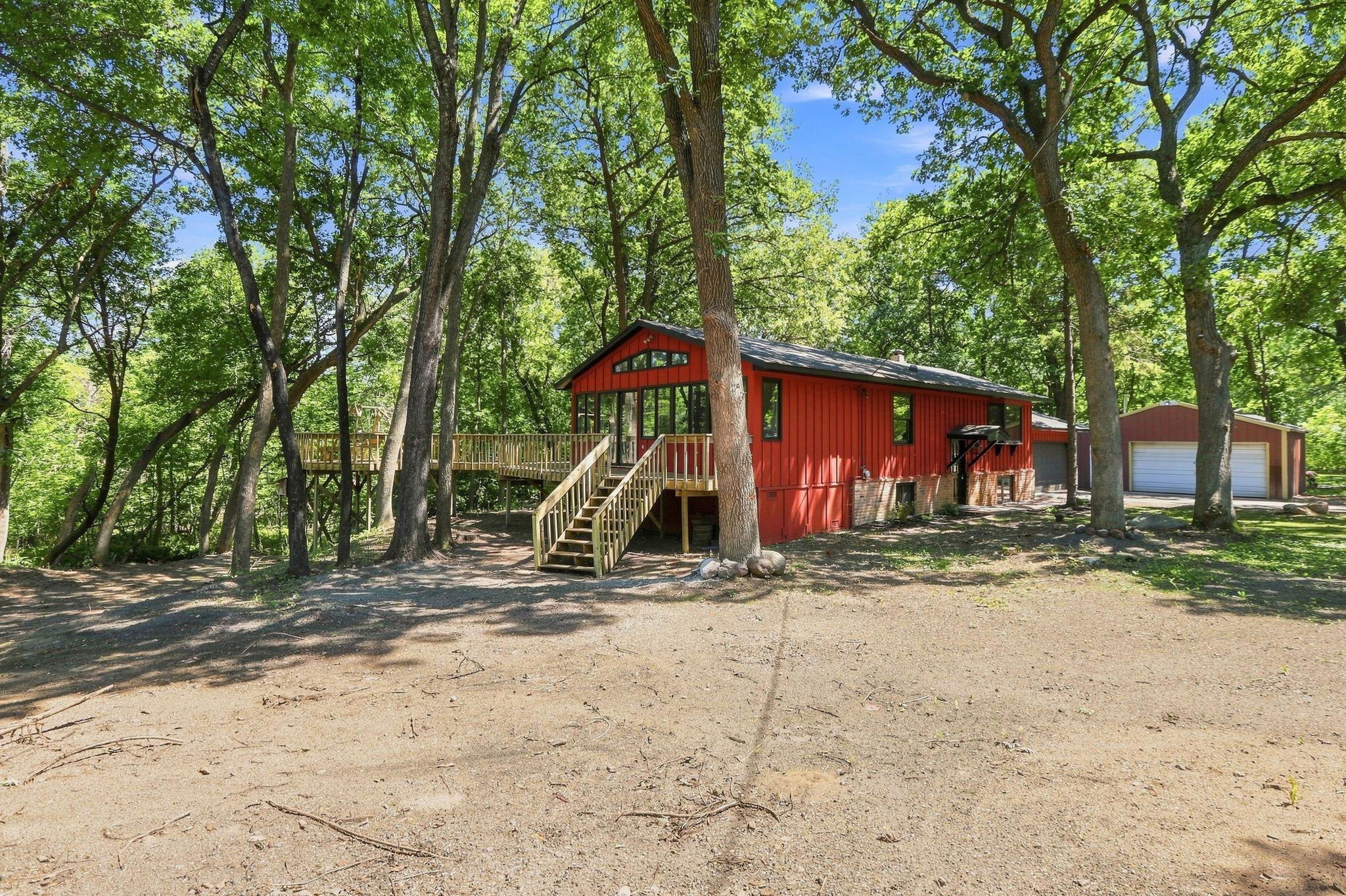 Back of property