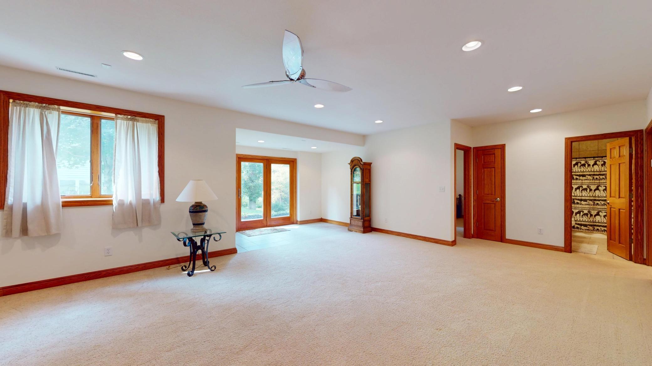 Lower level family room