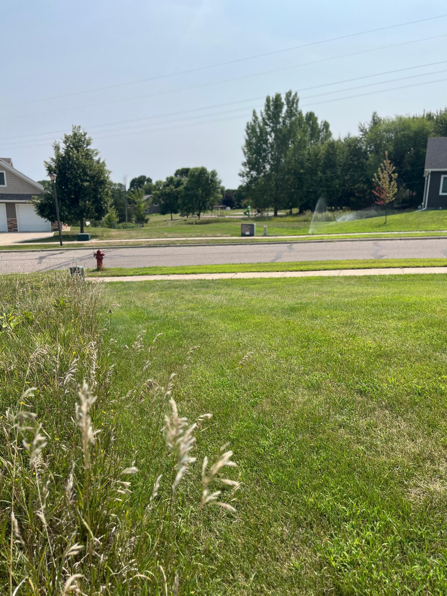 Rear view towards front end of lot