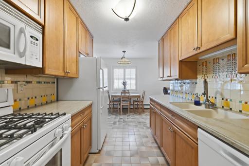Plenty of room for a dining table and lots of natural light.