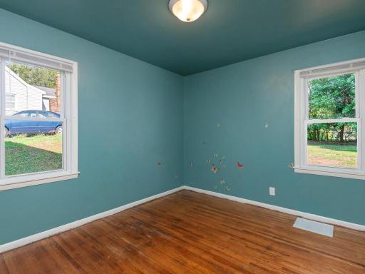 2nd main level bedroom with HW floors!