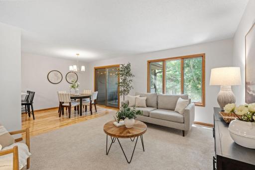 Surrounded by trees and sunlight, the best part of an end unit townhome is all the windows.