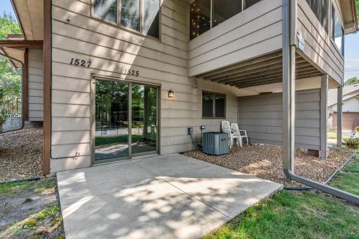Soak up the sun on the walkout patio.