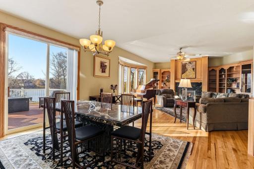 Step from the dining room onto a brand-new, maintenance-free deck (2024).