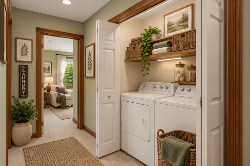 Handy 2nd floor laundry