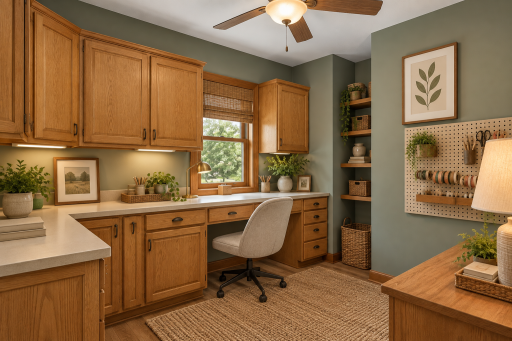 Rare main floor office