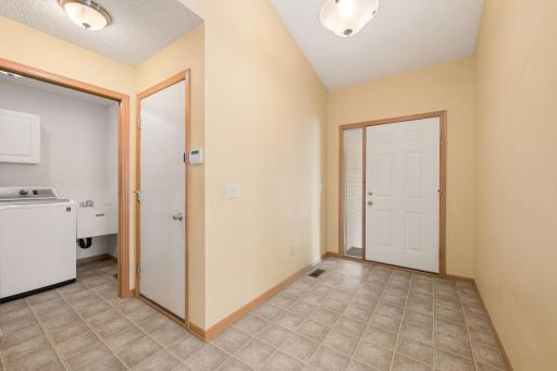 Entryway and closet