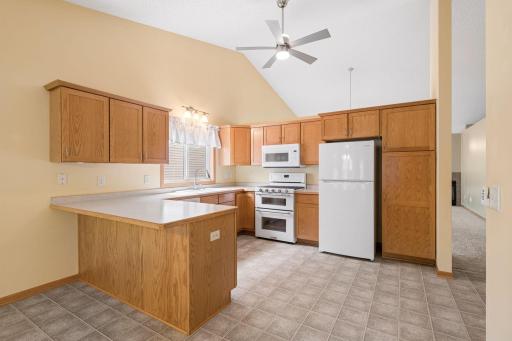 High ceilings and ceiling fan