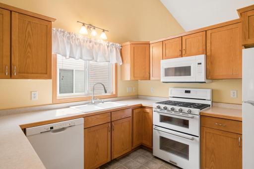 Open kitchen with wonderful double oven!