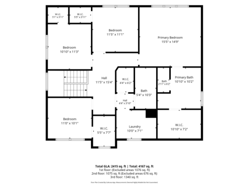 Upper Level Floor Plan