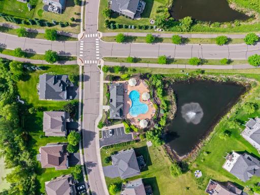 The community pool is perfect for a hot summer day!