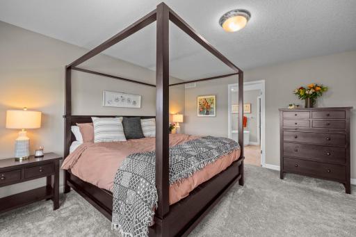 Spacious primary suite