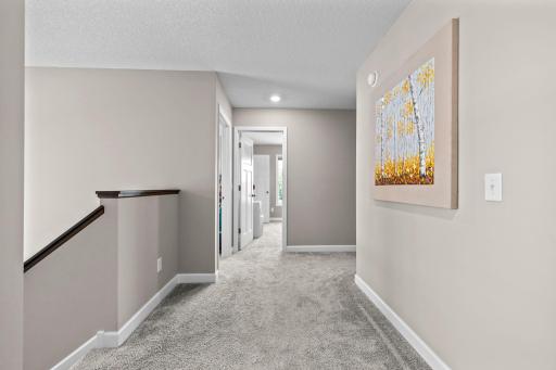 Upper level landing
