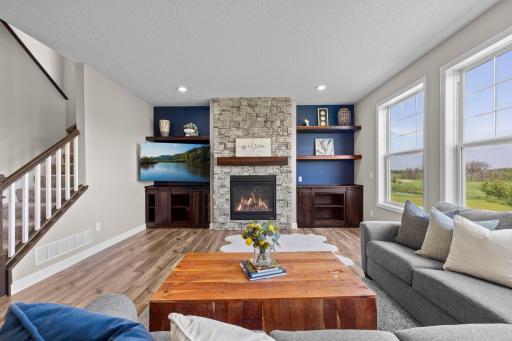 Custom built ins create great storage space