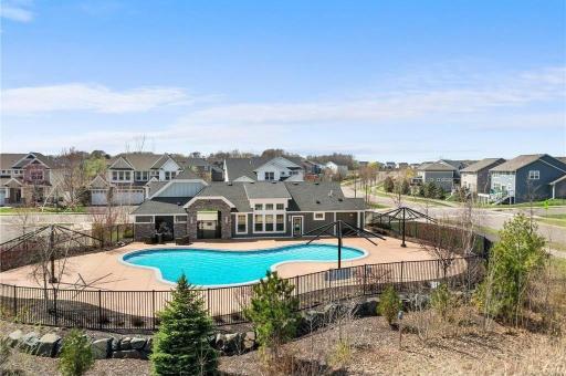 Beat the heat at the community swimming pool in Ravinia!