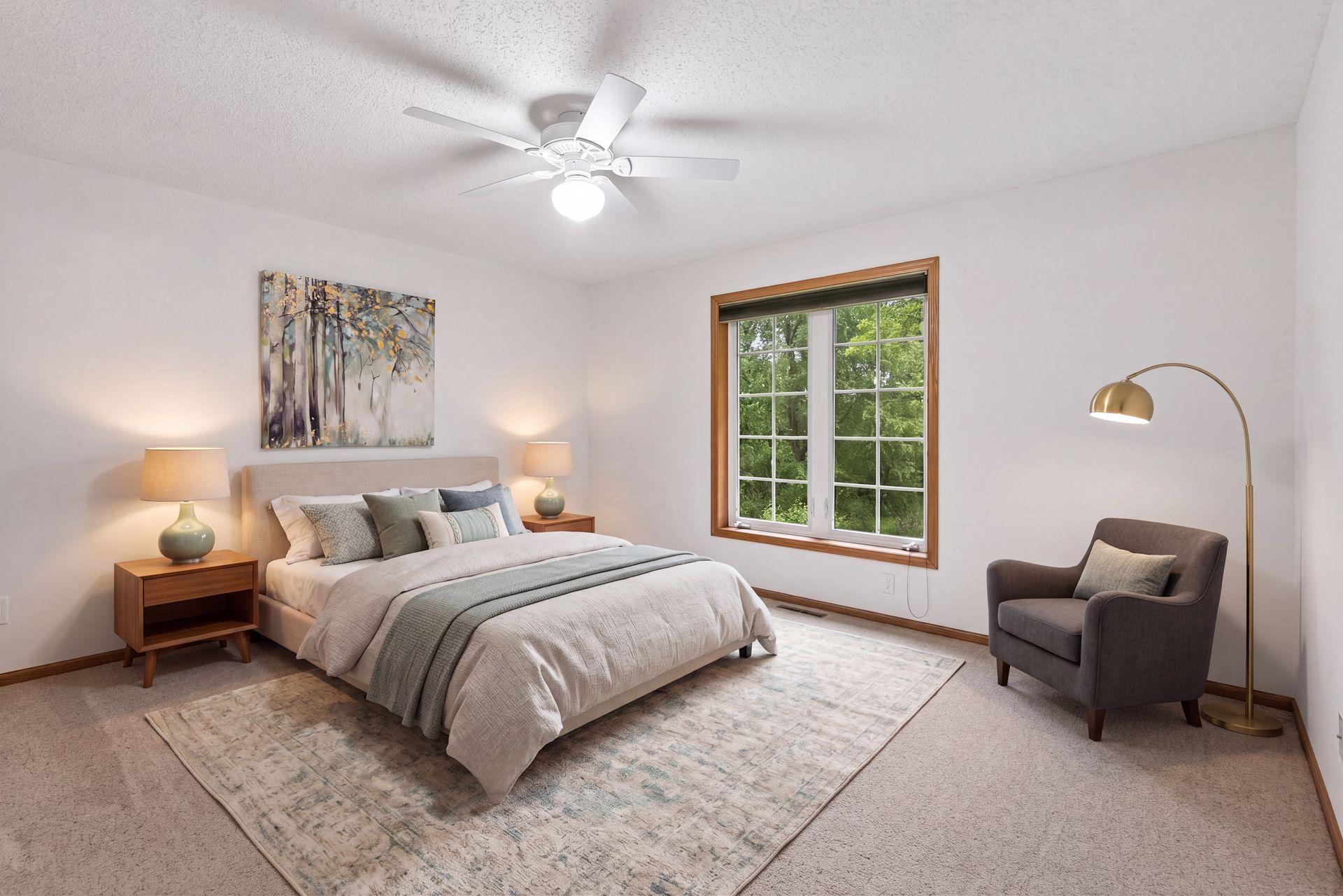 Virtually Staged - Primary Bedroom