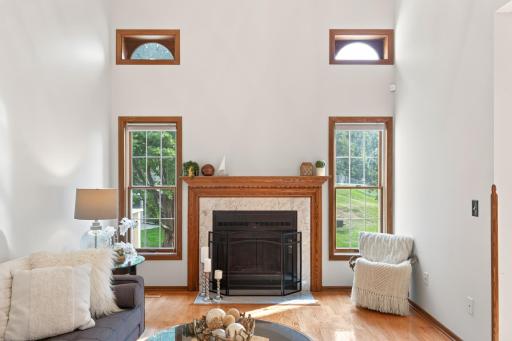Unique half round windows let in even more light