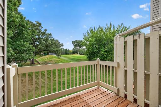View from the deck, just outside the dining room