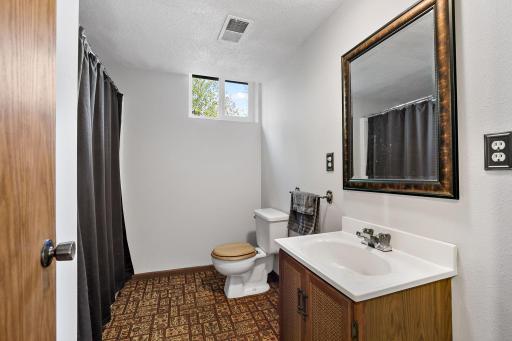 Another large full bath in the lower level.
