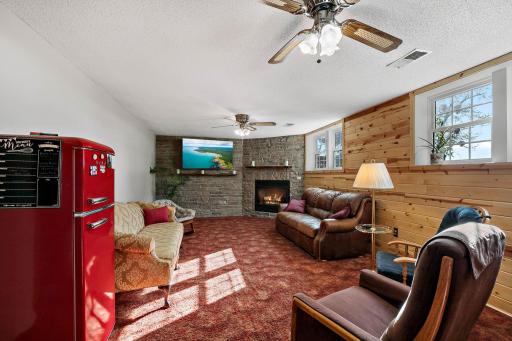 You will love relaxing on those cold evenings in front of the new gas fireplace with extensive stone accents.