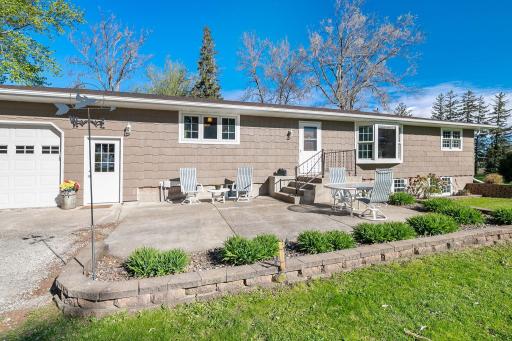 You will love this large patio and the great country views!