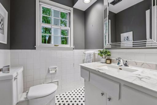 Main floor powder room