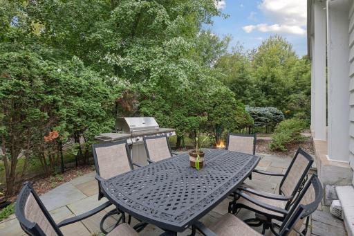 Private patio