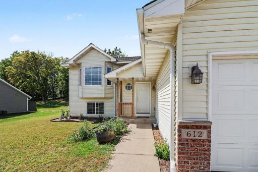 Front entry detail of 612 Deer Trail NE in Montgomery.