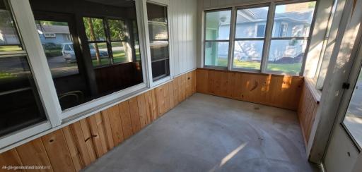 Enclosed porch