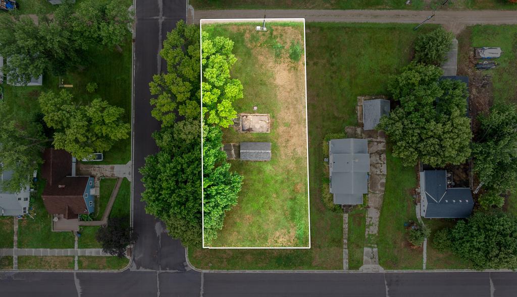 Approximate property boundary line