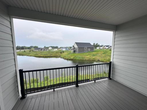Covered verandah that is west facing for some beautiful sunsets!
