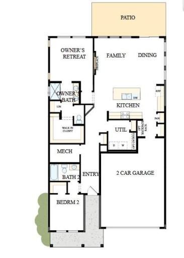 Rendering of Berry floor plan.