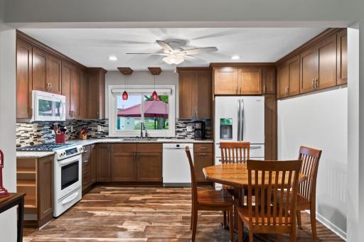The kitchen was made larger and fully remodeled in 2013