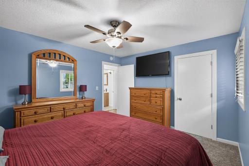 Bedroom #1 offers enough space for 2 large dressers