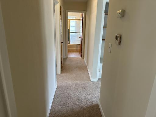 New paint and carpet all through the hallways.
