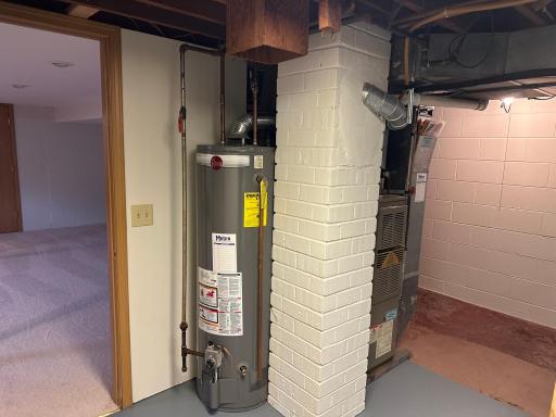 Newer Hot water heater.
