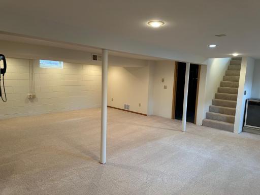 Plenty of room in this nice finished basement.