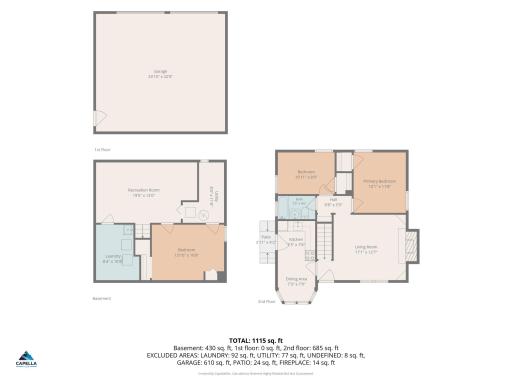 All levels and Garage