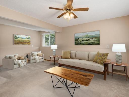 VIRTUALLY STAGED The lower level could be used as a family room, tv/amusement room or guest room.