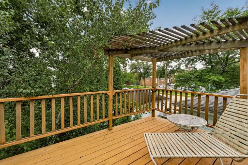 Second floor deck