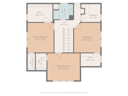 Upper level floor plan