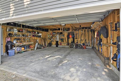 24x24 Detached garage interior