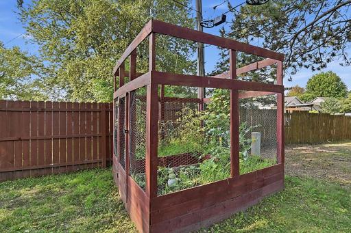 Back yard box garden