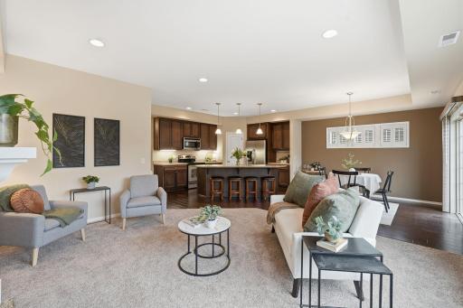 Open living space with tons of natural light