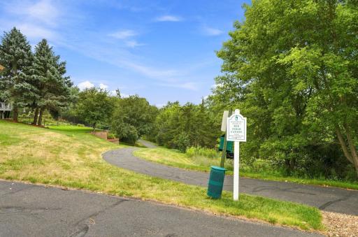 Walking paths throughout the neighborhood
