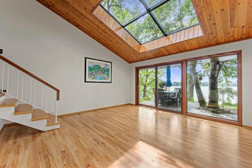 Sunroom with Custom Skylight & Patio Doors