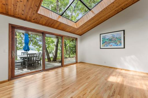 Sunroom with Custom Skylight & Patio Doors